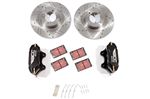 Uprated Brake Kit - 4 Pot Alloy - MGB 4 Cylinder - Inc. TRW Slotted / Drilled Uprated (Solid) Discs - RP1803
